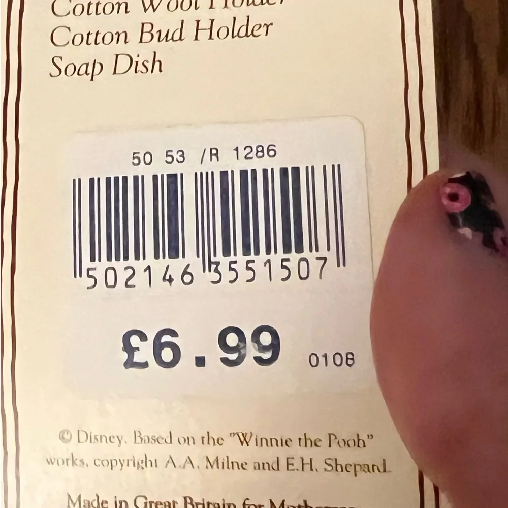 Vintage Discontinued Mothercare “Winnie the Pooh” Baby Care Gift Set - Picture 6 of 6